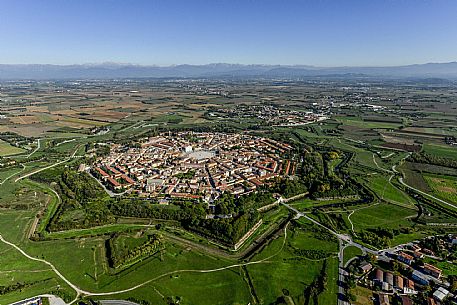 Aereal view of Palmanova